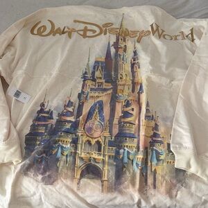 Disney Cream and Gold Castle Sweatshirt